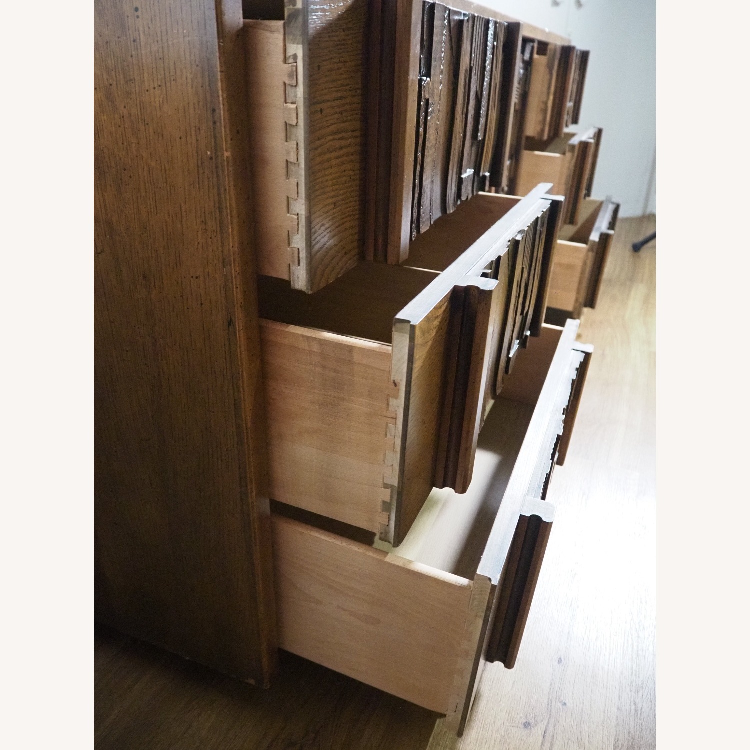 Lane Furniture Pueblo Dark Brown Wood Dresser - image-6