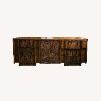 Lane Furniture Pueblo Dark Brown Wood Dresser