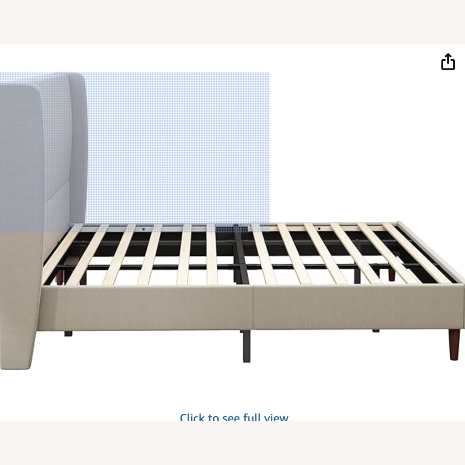 Amazon Natural Fabric King Bed - image-3