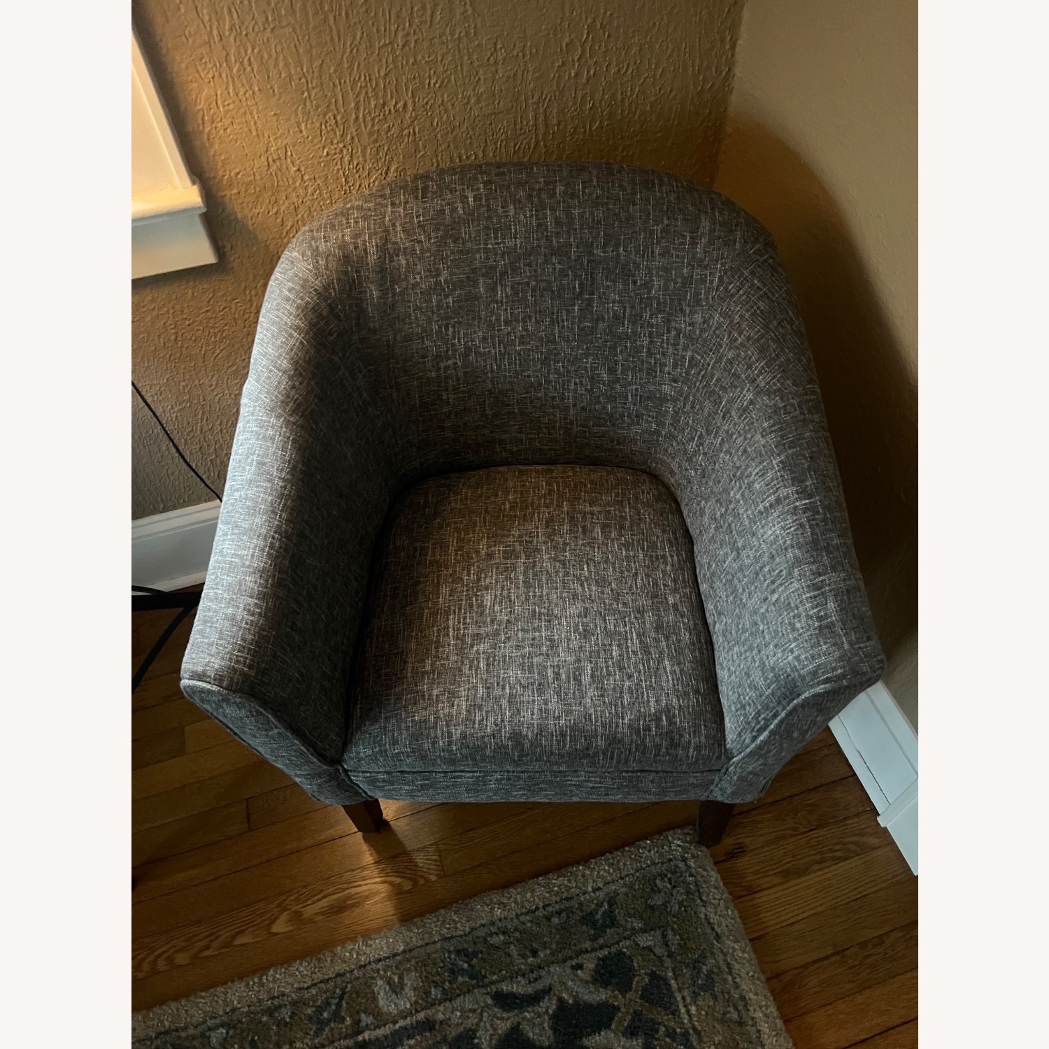 Wayfair Causey Dark Gray Fabric Accent Chair - image-2