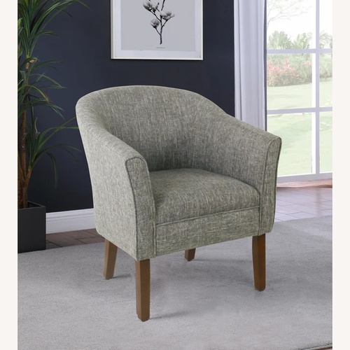 Used Wayfair Causey Dark Gray Fabric Accent Chair for sale on AptDeco