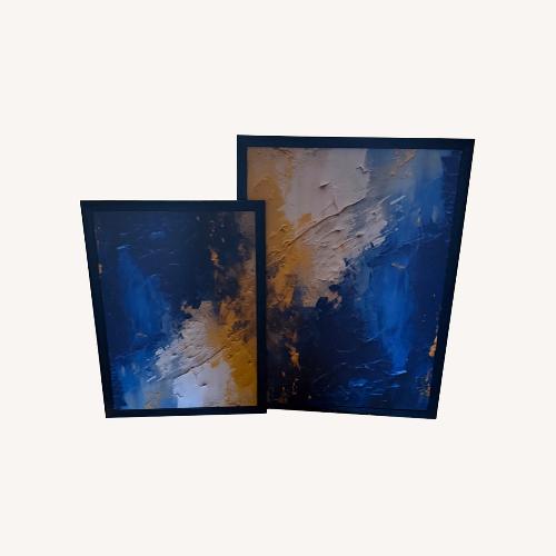 Used Cascade Oil Painting  for sale on AptDeco