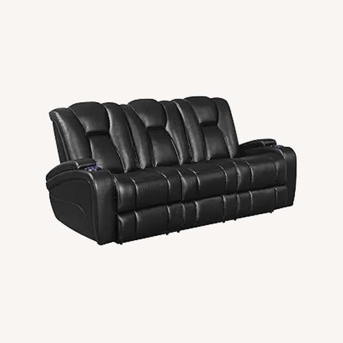 Used Coaster Fine Furniture Black 3+ Seater Sofa for sale on AptDeco