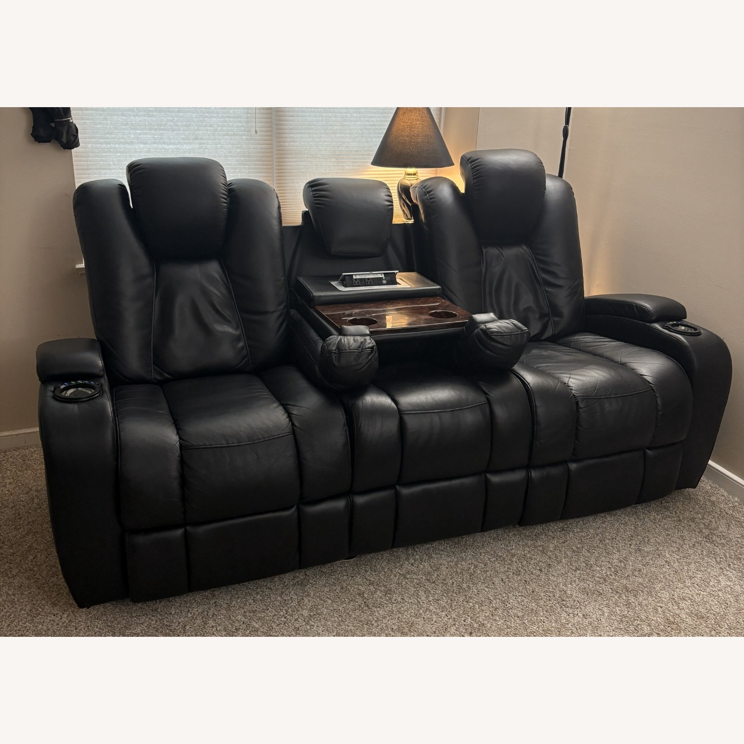 Coaster Fine Furniture Black 3+ Seater Sofa - image-1