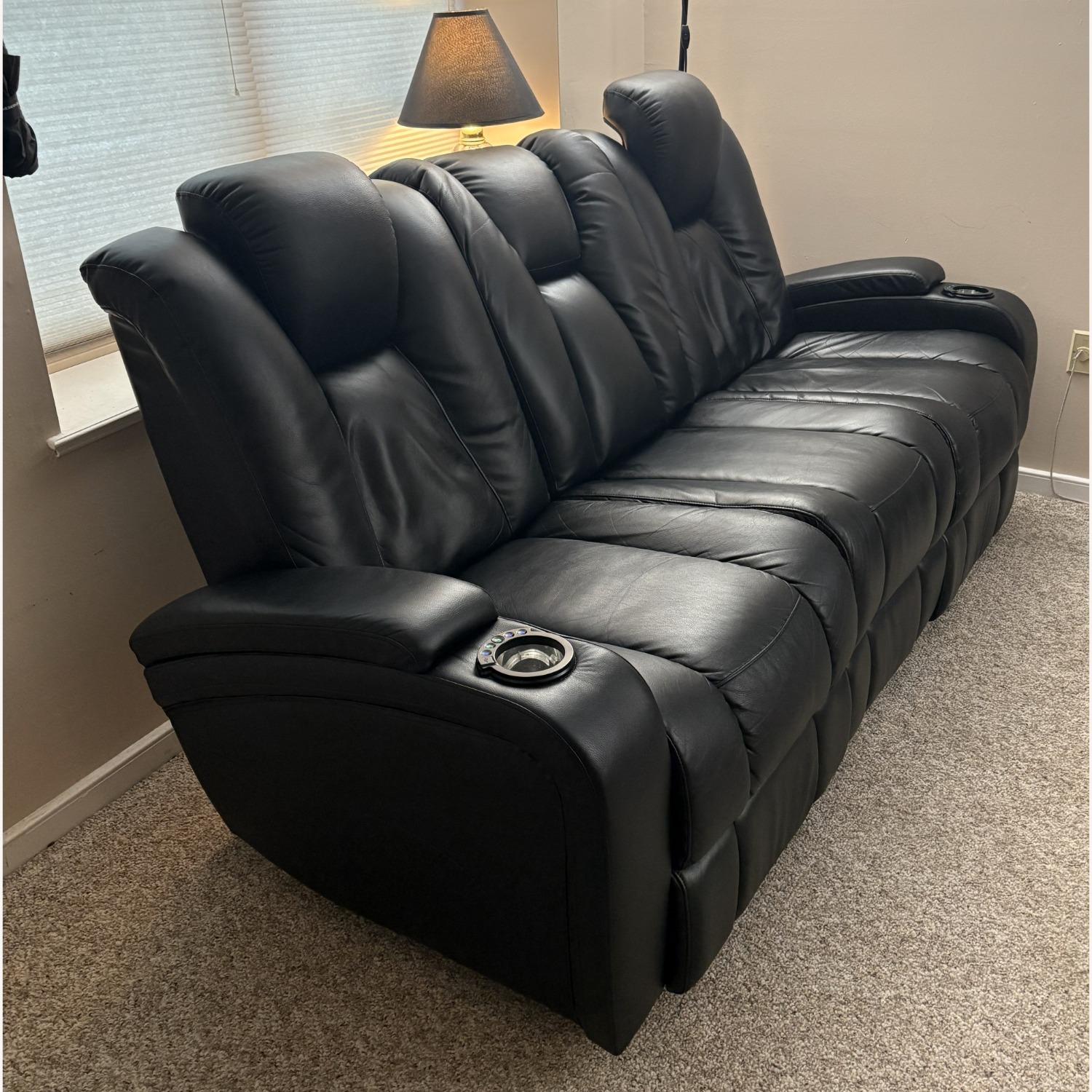 Coaster Fine Furniture Black 3+ Seater Sofa - image-3