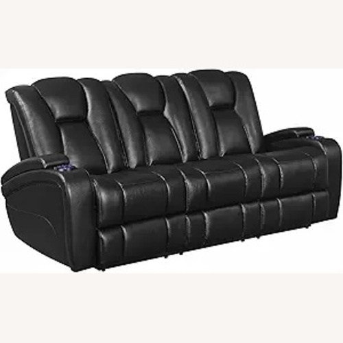 Used Coaster Fine Furniture Black 3+ Seater Sofa for sale on AptDeco