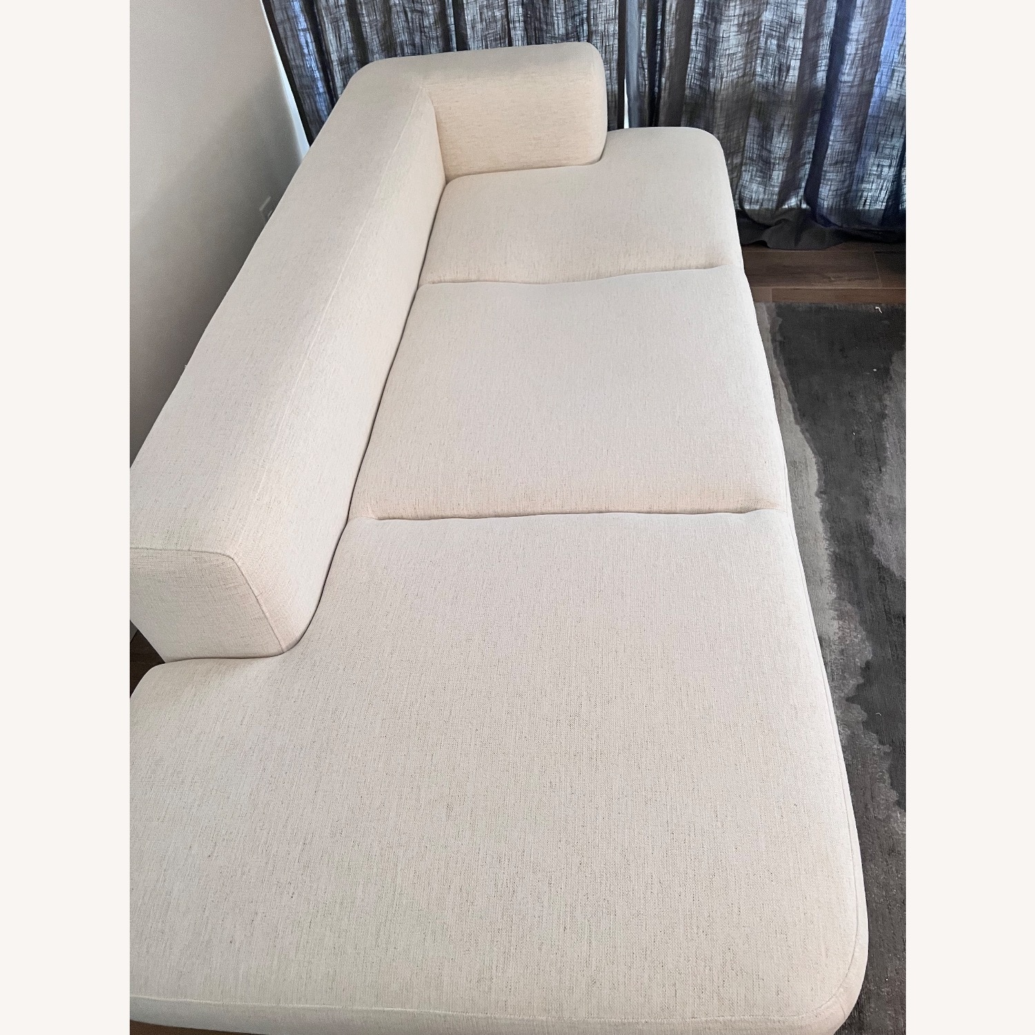 CB2 Serafin White Fabric Daybed - image-2