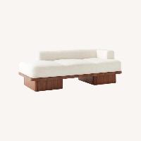 CB2 Serafin White Fabric Daybed