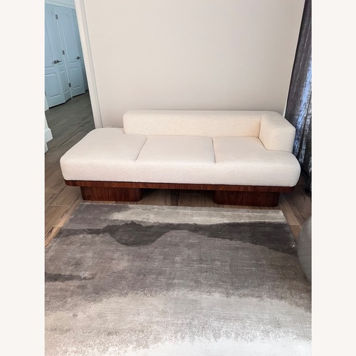Used CB2 Serafin White Fabric Daybed for sale on AptDeco