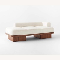 CB2 Serafin White Fabric Daybed