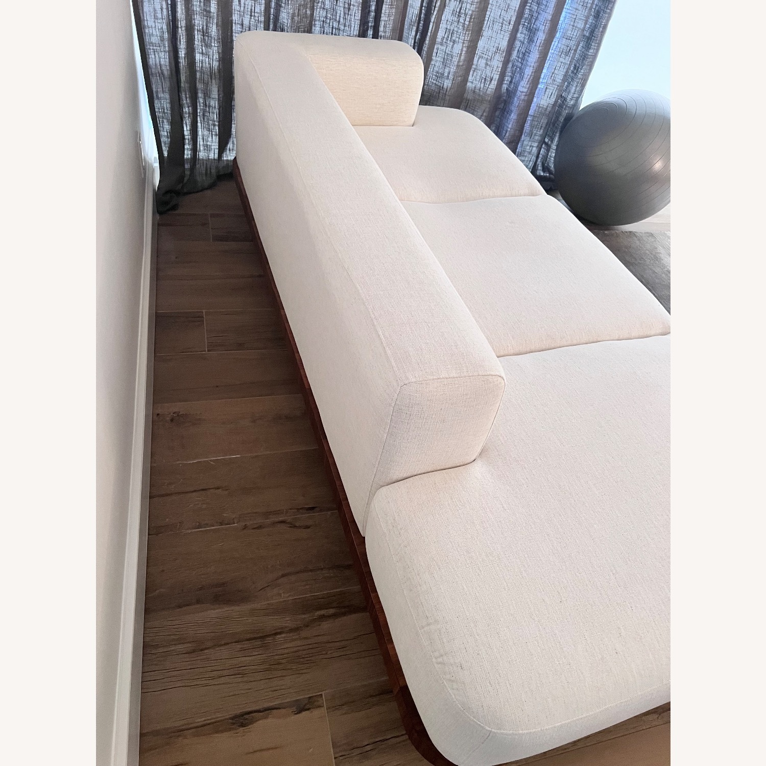 CB2 Serafin White Fabric Daybed - image-3
