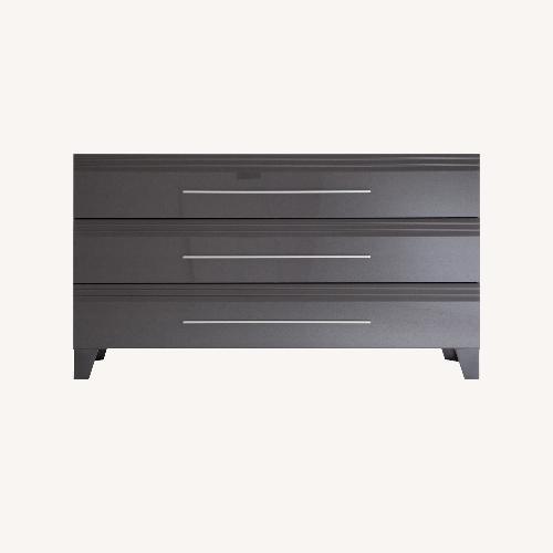 Used Bob's Discount Furniture Amalfi Light Gray Dresser for sale on AptDeco