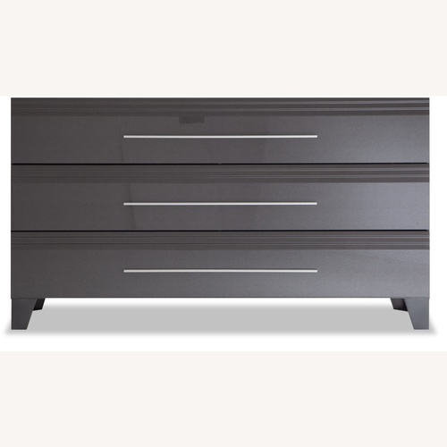 Used Bob's Discount Furniture Amalfi Light Gray Dresser for sale on AptDeco