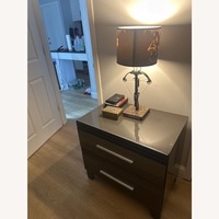 Bob's Discount Furniture Light Gray Nightstand