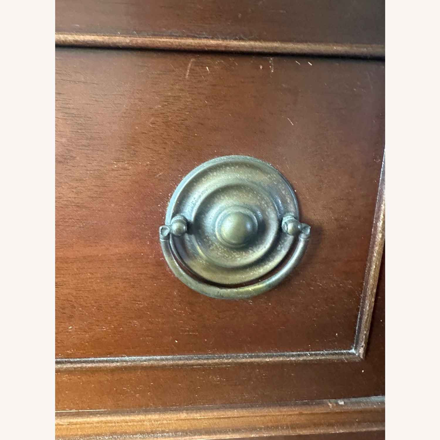 Maddox Colonial Mahogany China Cabinet - Bottom - image-2