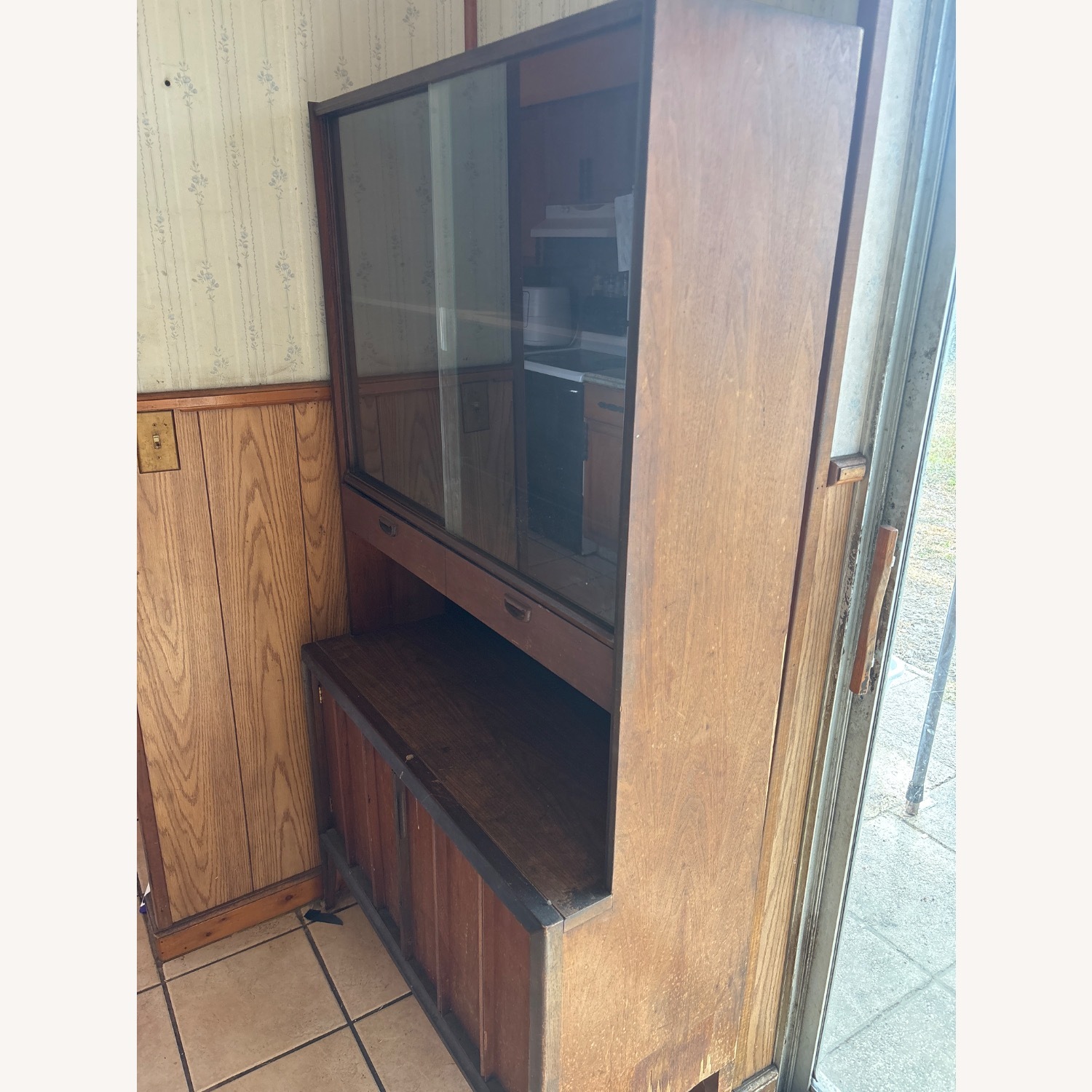 Keller International Dark Brown Wood Wall Unit - image-3