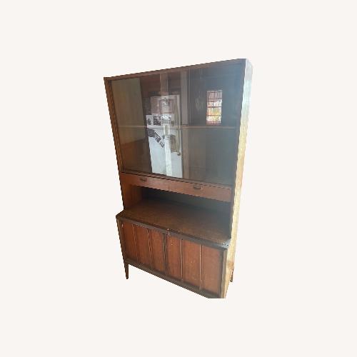Used Keller International Dark Brown Wood Wall Unit for sale on AptDeco