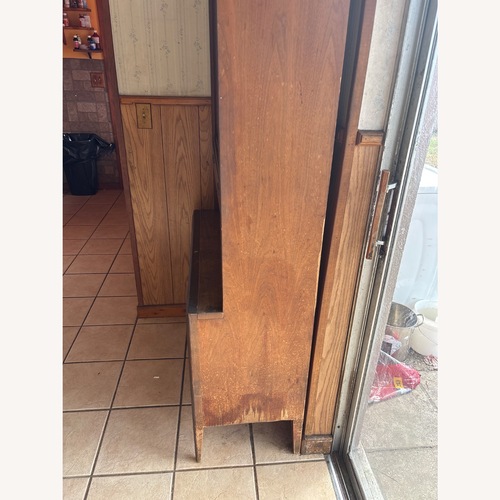 Used Keller International Dark Brown Wood Wall Unit for sale on AptDeco