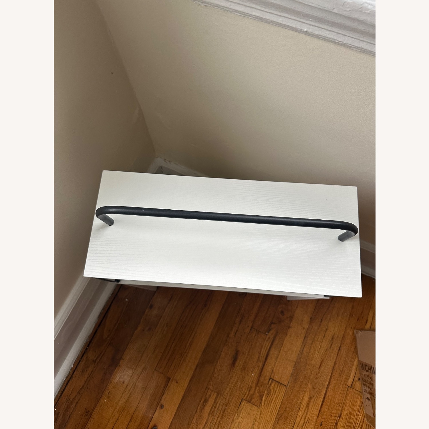 White Wood Wall Unit - image-3