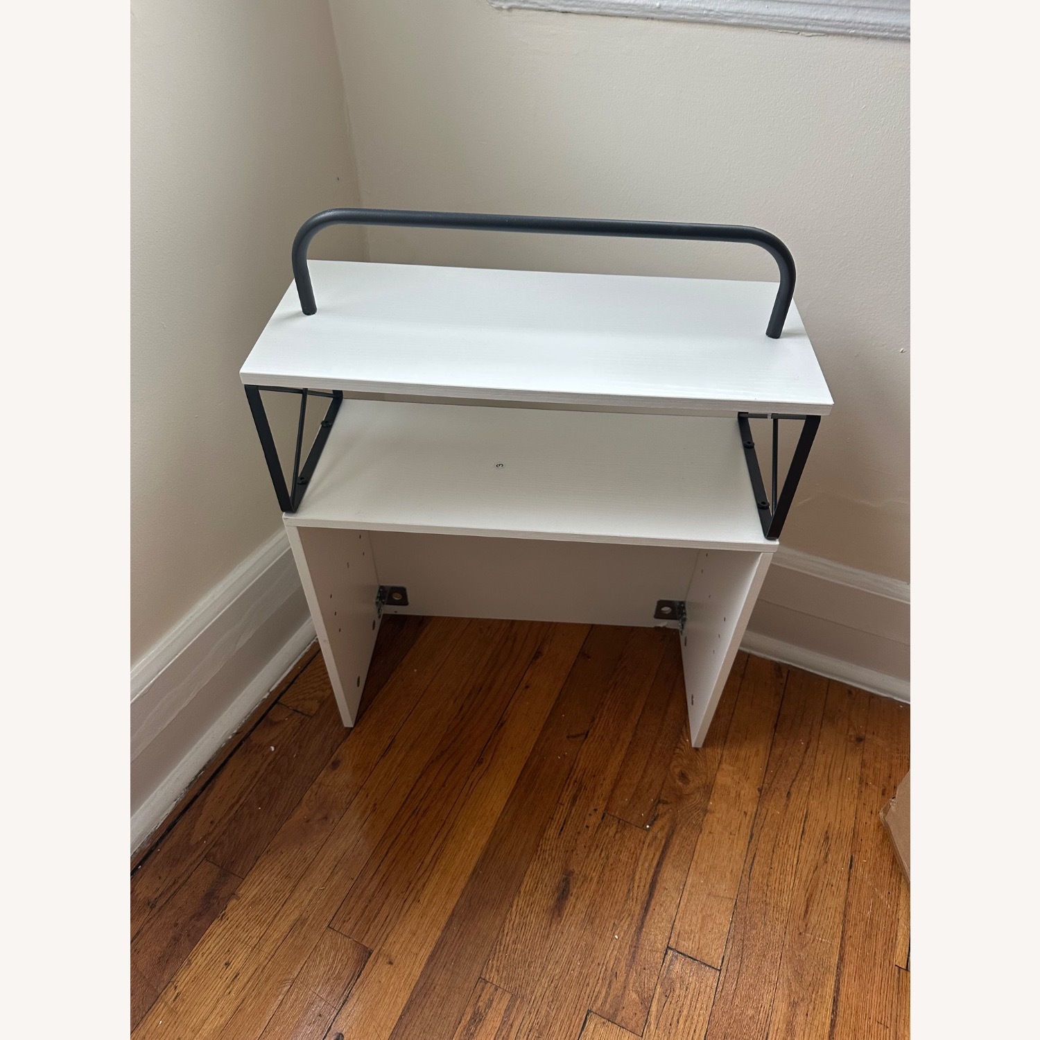 White Wood Wall Unit - image-2