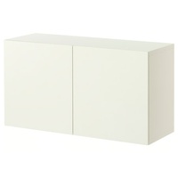 IKEA Besta White Media Storage