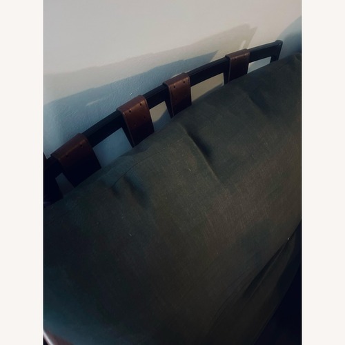 Used Denver Modern Green Chair and a Half for sale on AptDeco