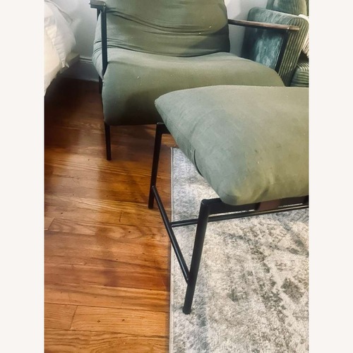 Used Denver Modern Green Chair and a Half for sale on AptDeco