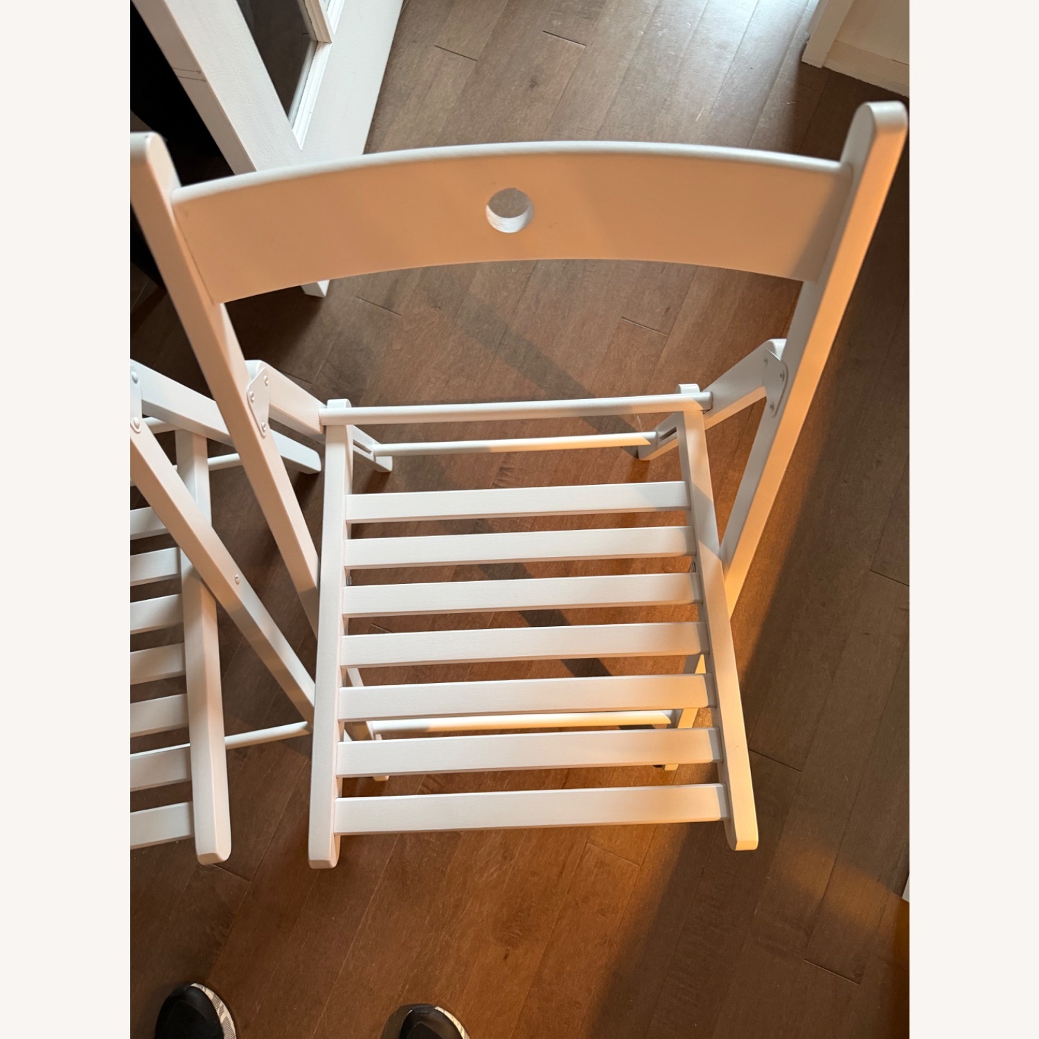 IKEA Norden White Dining Table Plus Chairs - image-9