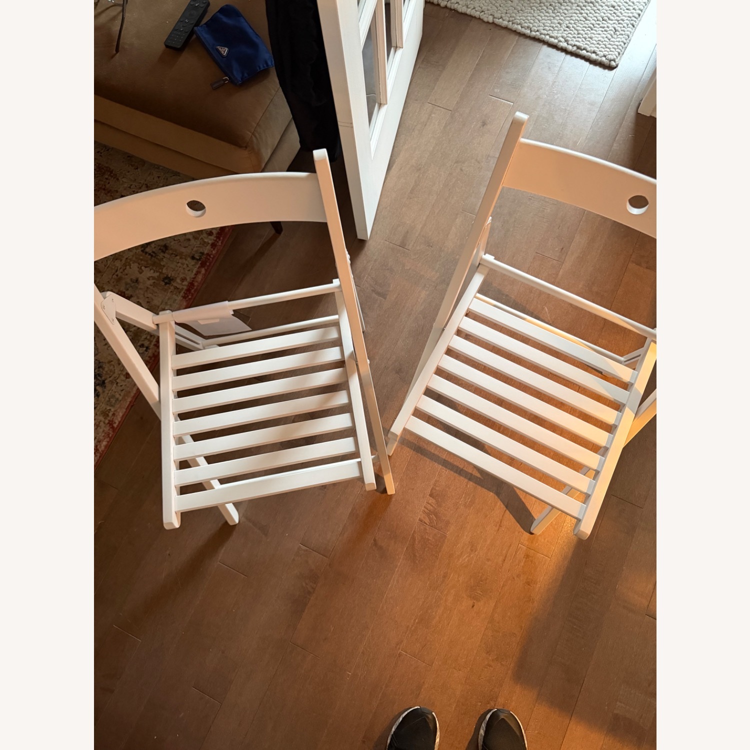 IKEA Norden White Dining Table Plus Chairs - image-11
