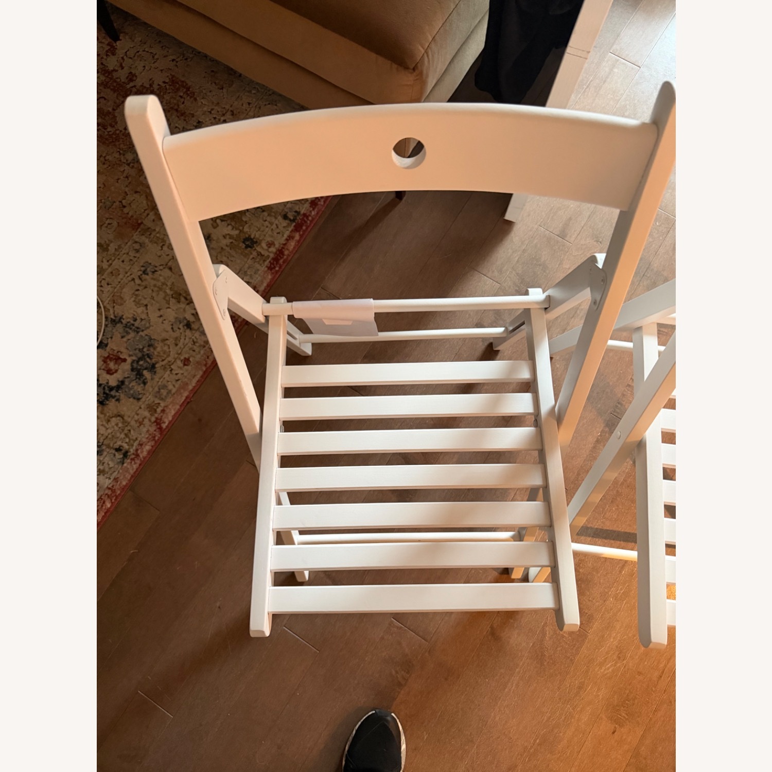 IKEA Norden White Dining Table Plus Chairs - image-10