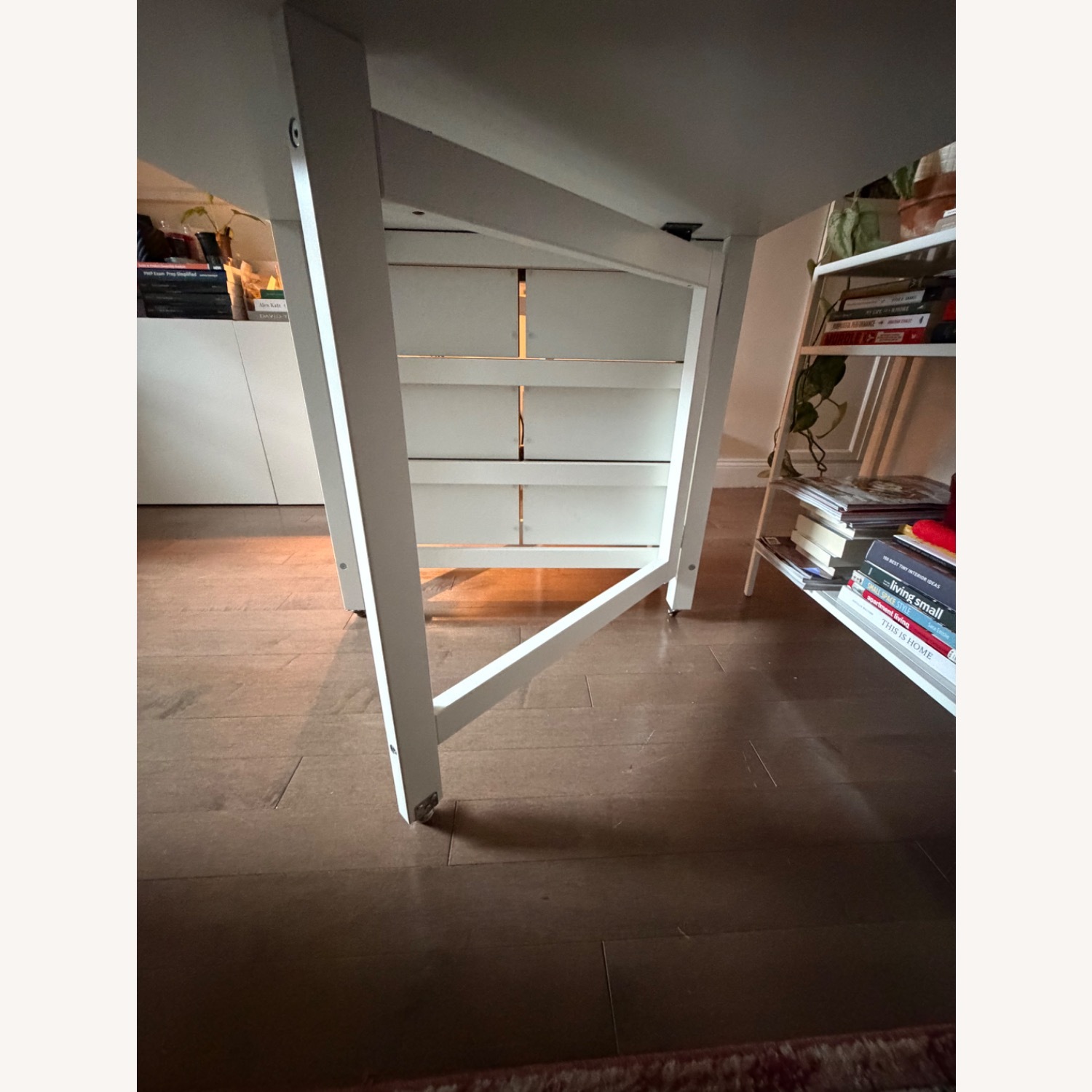 IKEA Norden White Dining Table Plus Chairs - image-5