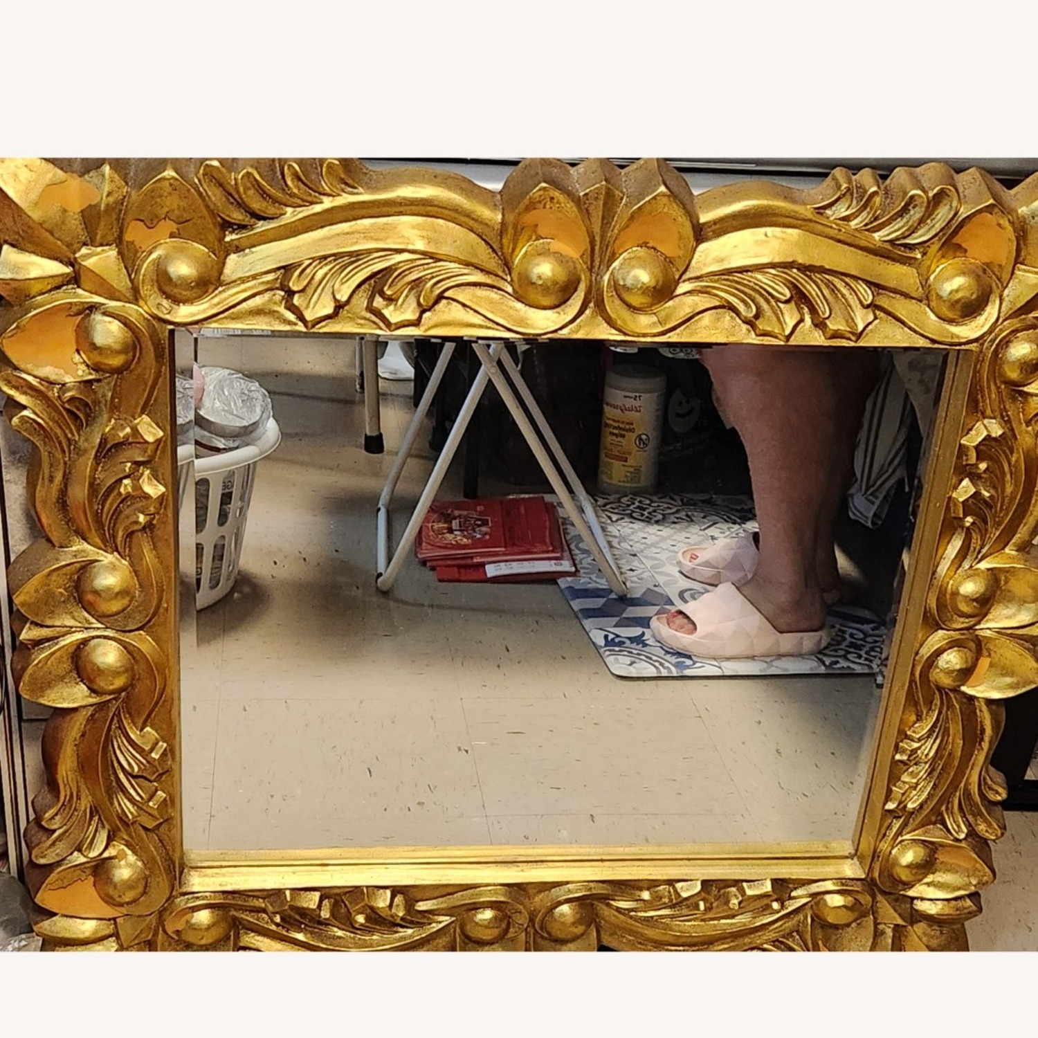 Gold Wall Mirror - image-1