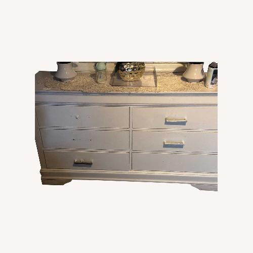 Used White Wood Dresser for sale on AptDeco