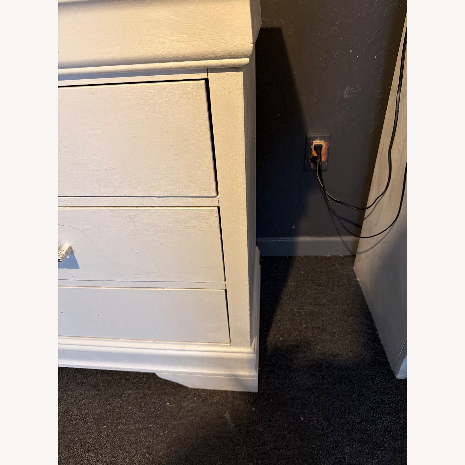 White Wood Dresser - image-2