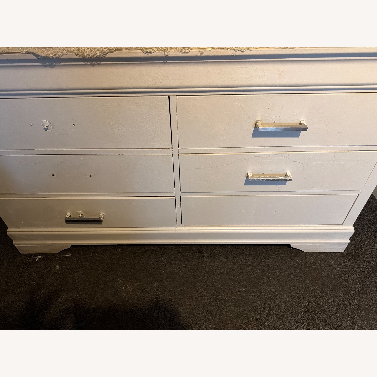 White Wood Dresser - image-3