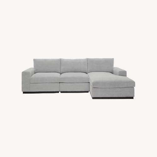 Used Joybird Holt Petite 3+ Piece Sectional for sale on AptDeco