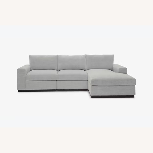 Used Joybird Holt Petite 3+ Piece Sectional for sale on AptDeco