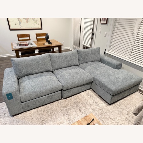 Used Joybird Holt Petite 3+ Piece Sectional for sale on AptDeco
