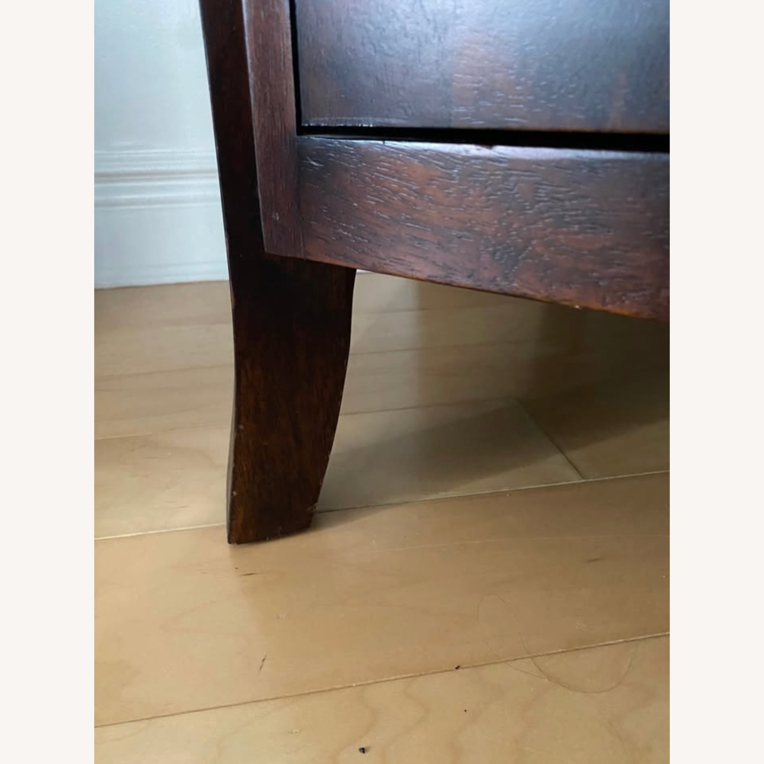 Crate & Barrel Cabria Brown Wood Sideboard Cabinet - image-7