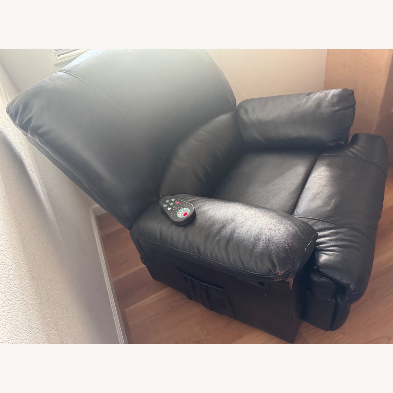 Wayfair Black Leather Recliner - image-2