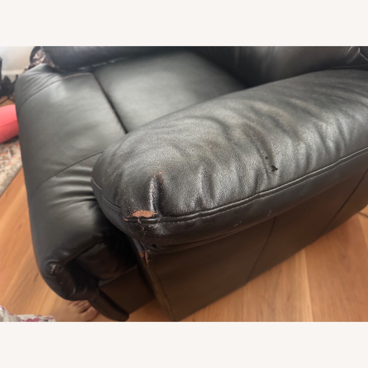 Wayfair Black Leather Recliner - image-4