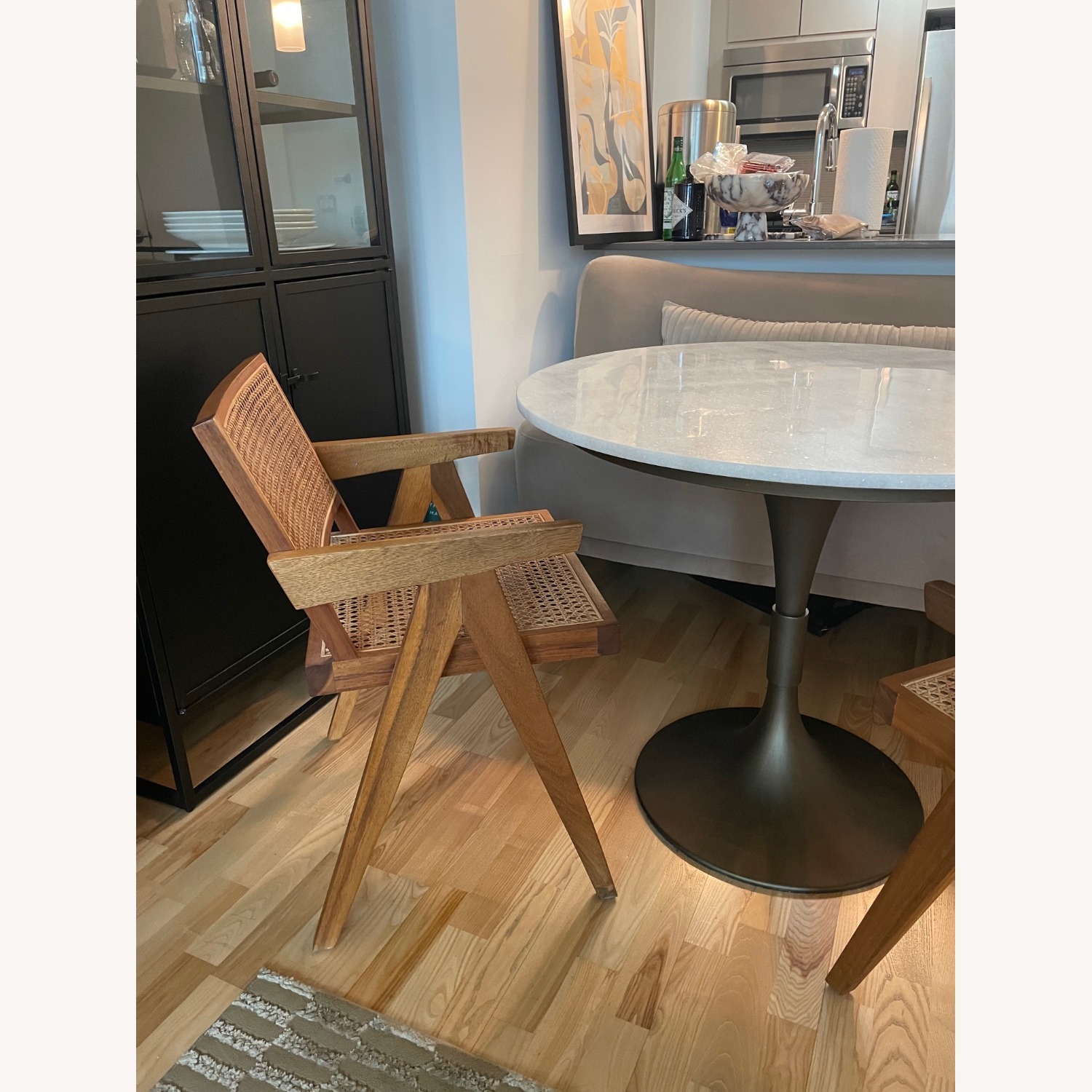 Jeanneret Mid - Century Dining Armchairs x 2  - image-2