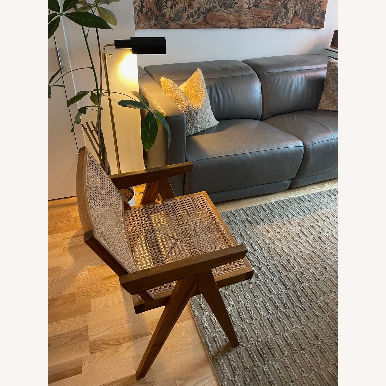 Jeanneret Mid - Century Dining Armchairs x 2  - image-4