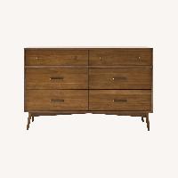 West Elm Acorn Mid-Century 6-Drawer Dresser (56")