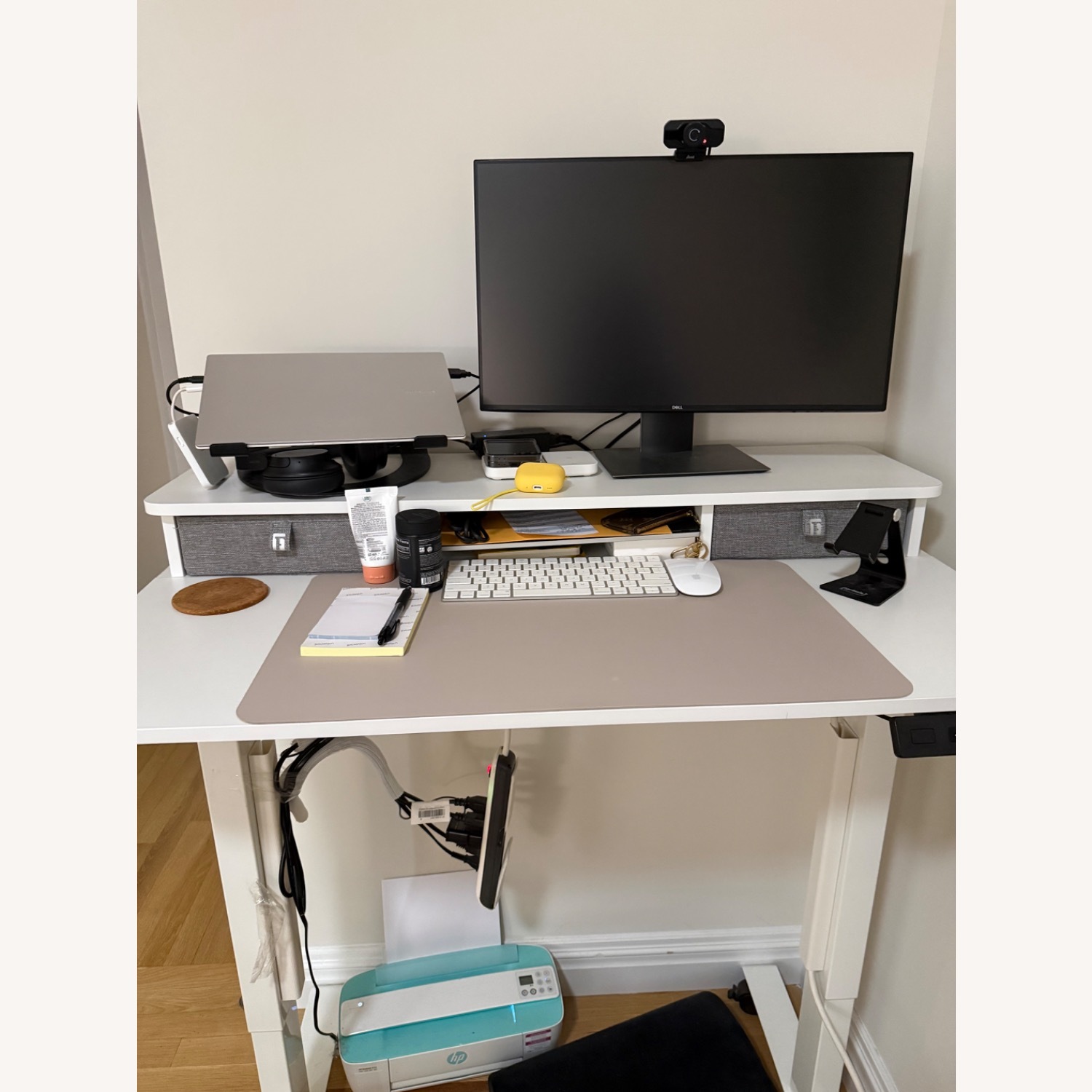 White standing desk - image-2
