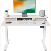 White standing desk