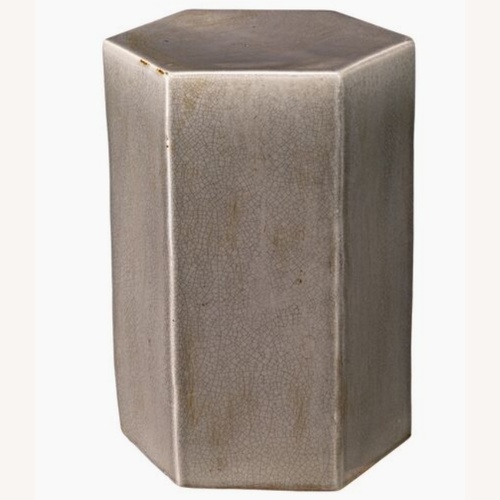 Used Ceramic Hexagon Side Tables for sale on AptDeco