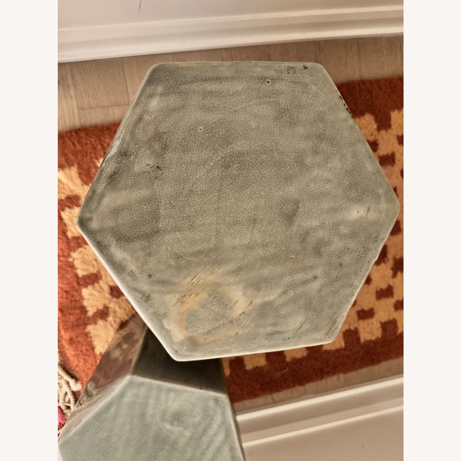 Ceramic Hexagon Side Tables - image-3