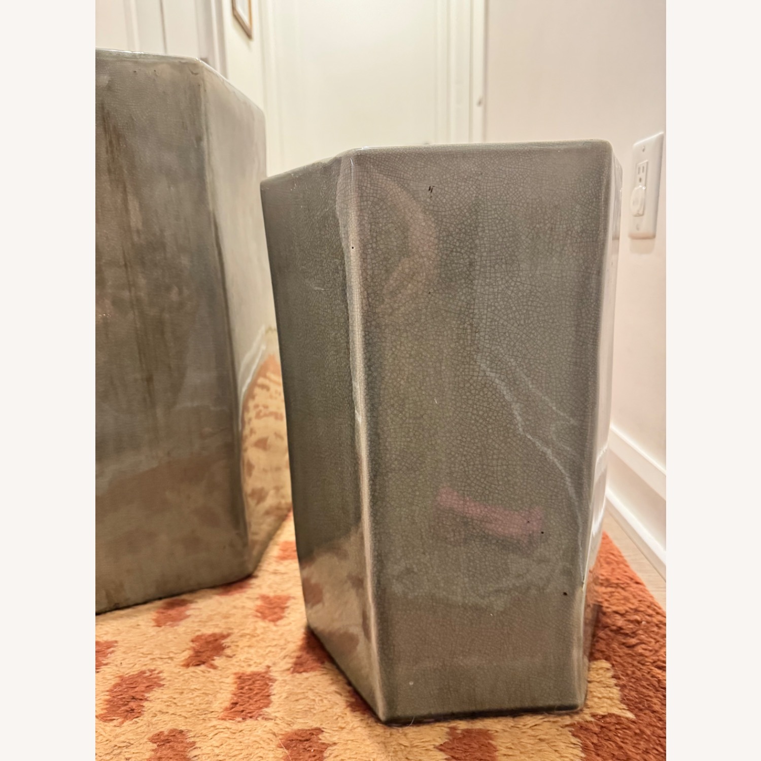 Ceramic Hexagon Side Tables - image-5