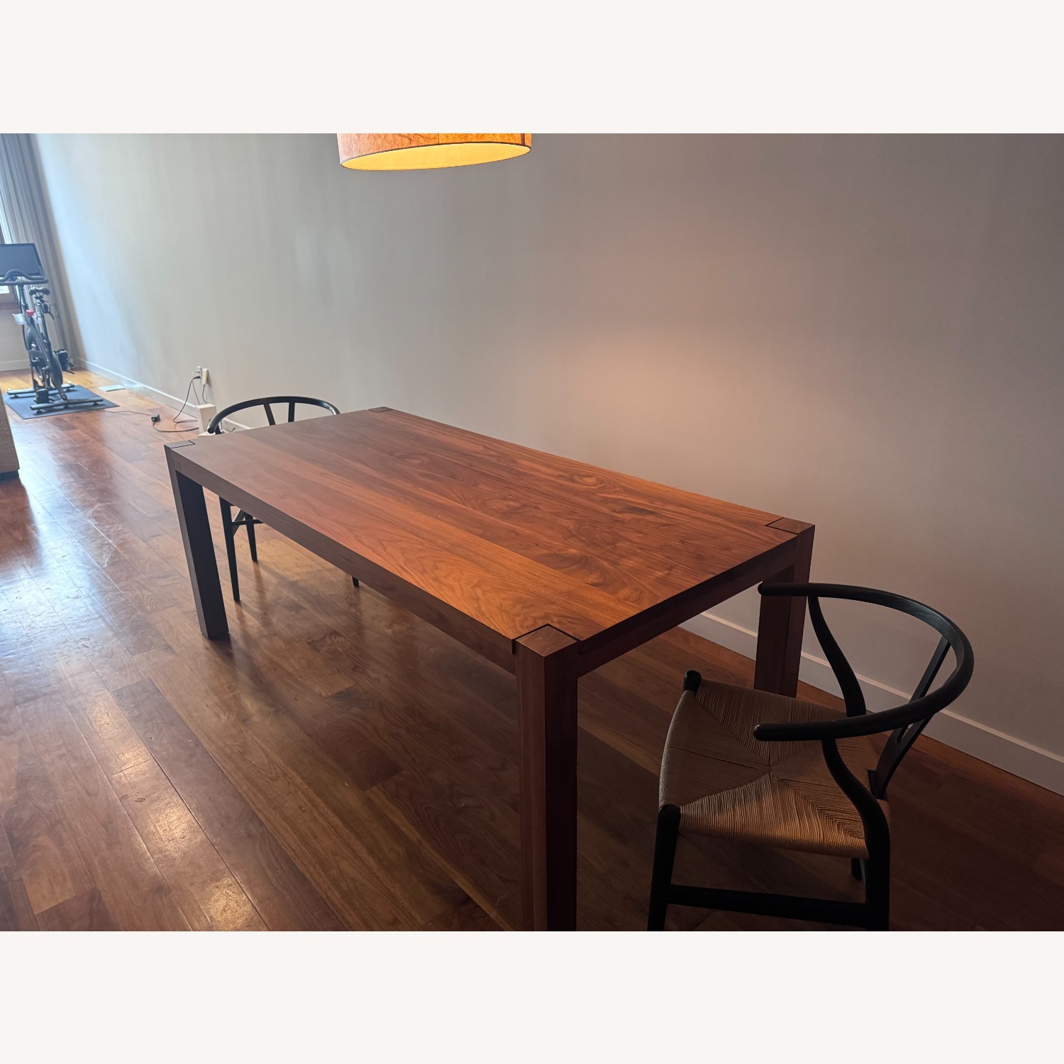 De La Espada Dark Brown Wood Dining Table - image-1